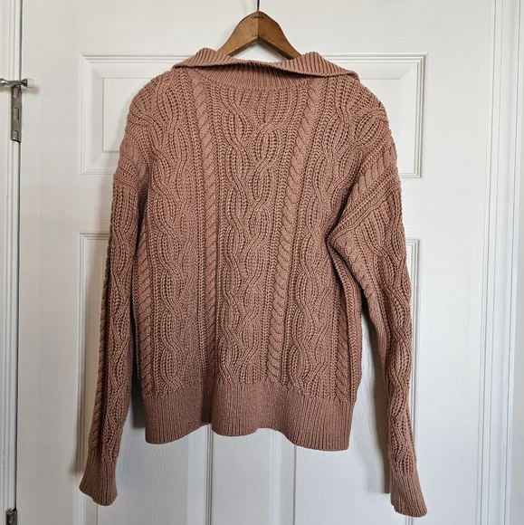 Haven Well Within Cable Knit Half-Zip Sweater - Picture 3 of 8
